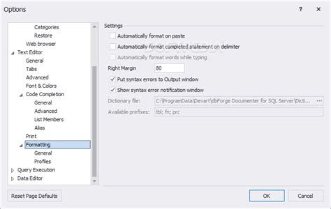 DbForge Documenter for SQL
